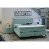 Boxspring Jessica 180x200cm stof turquoise- Boxsprings