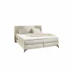 Boxspring Kira Normal 160x200cm - stof - beige- Compleet Bed|Tweepersoonsbedden