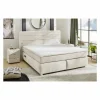 Compleet Bed|Boxsprings|Boxspring Livia Mix 180x200cm - stof - greige