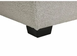 Boxsprings|Boxspring Reynosa Gel 180x200cm - stof - zilver met opbergruimte & elektrisch