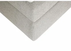 Boxsprings|Boxspring Reynosa Gel 180x200cm - stof - zilver met opbergruimte & elektrisch