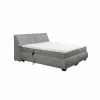 Boxsprings|Boxspring Reynosa 180x200cm - stof - grafiet met opbergruimte & elektrisch