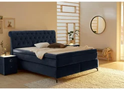 Boxsprings|Boxspring Scarlett Max 180x200cm - stof - blauw