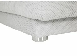 Boxsprings|Boxspring Simone 180x200cm - stof - ecru met opbergruimte