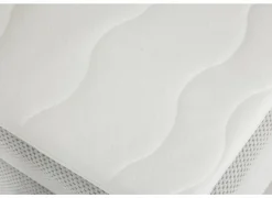 Boxspring Simone 160x200cm - stof - ecru met opbergruimte- Boxsprings