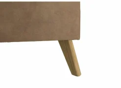 Skagen Boxsprings|Boxspring 180x200cm - lederlook - cognac