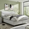 Boxsprings|Boxspring Vlieland 160x200cm - stof - dove