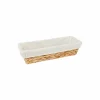 Broodmand voor stokbrood 39x14cm - hyacint - beige- Broodtrommels|Serveerschalen