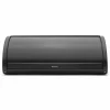Brabantia Broodtrommel met schuifdeksel 44,5x26,2x17,3cm - staal - matt black- Broodtrommels