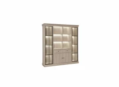 Buffetkast 197cm - decor - natuurlijke olm- Vitrinekasten|Wandmeubels