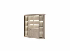 Buffetkast 197cm - decor - natuurlijke olm- Vitrinekasten|Wandmeubels