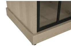 Buffetkast 197cm - decor - natuurlijke olm- Vitrinekasten|Wandmeubels