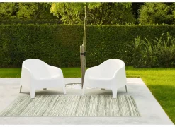 Buitentapijt Brandon 80x240cm - polypropyleen - beige & grijs- Buitentapijten|Buitentapijten