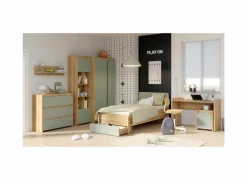 Bureau Hoa 117x60x81cm - decor - mauvella eik- Kinderbureaus