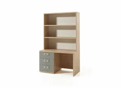Kinderbureaus|Bureau|Bureau Jules 122x66cm - decor - minerva eik & artik grijs
