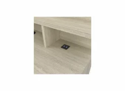 Woonkamer Bureau|Kantoorbureau|Bureau Malicia 122x59x120cm - decor - eik & wit