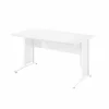 Bureau Prima 150x80x75cm - melamine - wit- Kantoorbureau