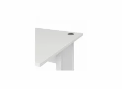 Bureau Prima 150x80x75cm - melamine - wit- Kantoorbureau