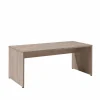 Bureau Rio 2 160x80x73cm - melamine - humus eik- Kantoorbureau