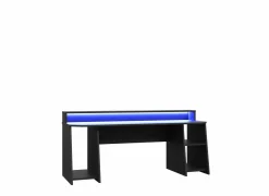 Woonkamer Bureau|Kinderbureaus|Bureau Tezaur 200x72x91cm - decor - zwart