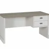 Bureau 140x68cm - decor - lariks & cristal oak- Bureau