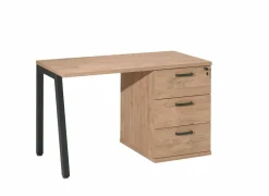 Woonkamer Bureau|Kinderbureaus|Bureau 120,2x63,5/66x73cm - decor & melamine - golden oak