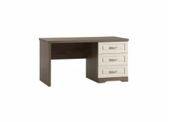 Bureau 140x68x73cm - decor - truffel & porcelein- Woonkamer Bureau|Kantoorbureau