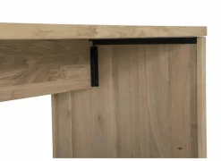 Bureau Yoda 200x80x76cm - eik massief - naturel- Kantoorbureau