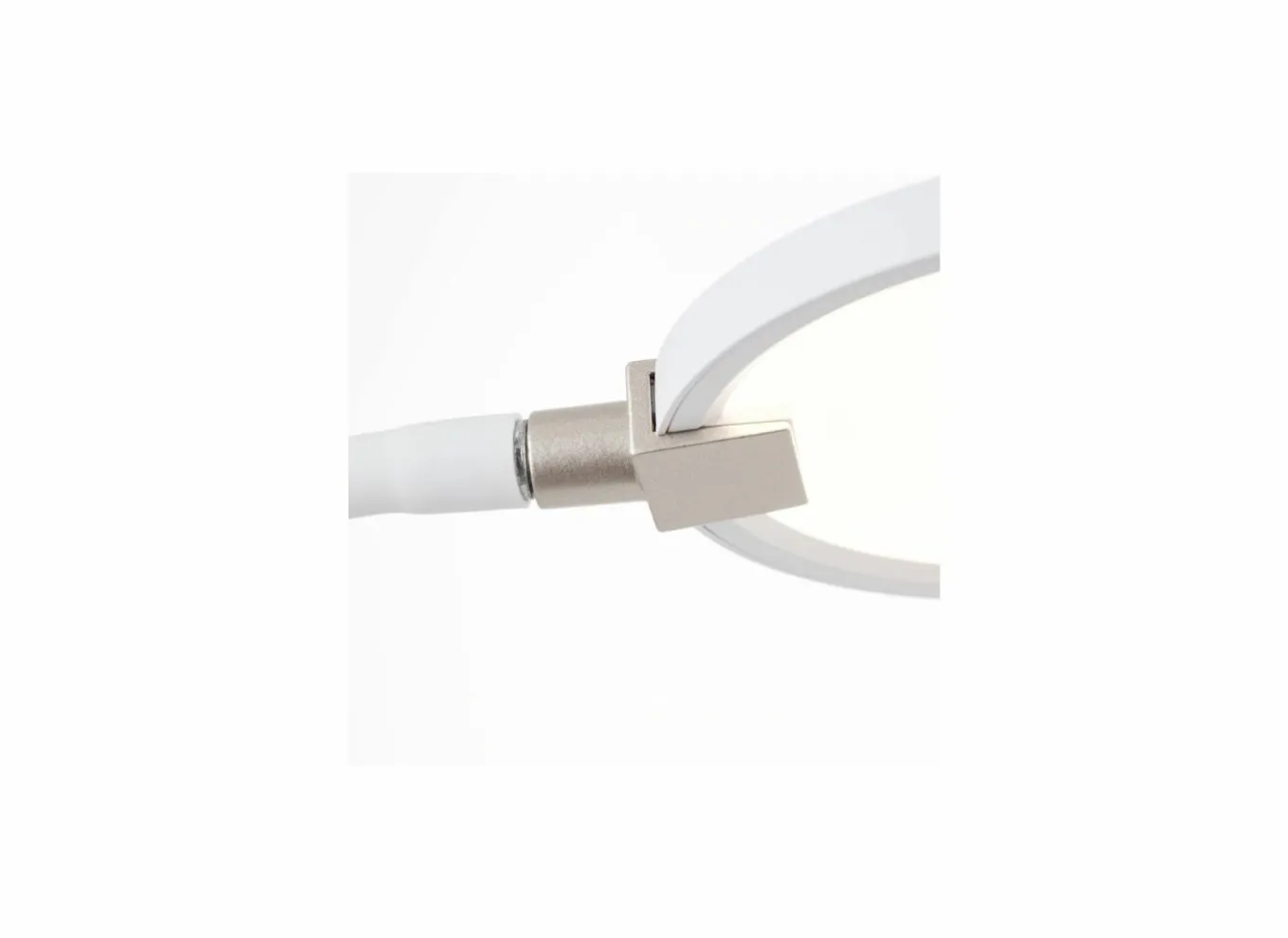 Brilliant Bureaulampen|Bureaulamp Ubin wit LED