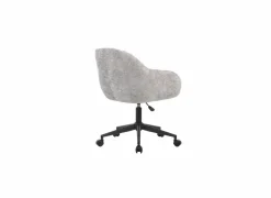Bureaustoelen|Bureaustoelen|Bureaustoel Comfy 60x61,5x88,5cm - stof - grijs teddy