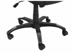 Bureaustoel Gaga 68x68x120cm - lederlook - zwart- Bureaustoelen|Bureaustoelen