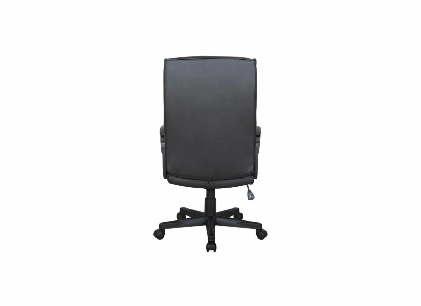 Bureaustoelen|Bureaustoelen|Bureaustoel Kravitz 60x65x111cm - lederlook - zwart