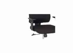 Bureaustoel Rubino 63x67,5x102cm - stof - zwart- Bureaustoelen|Bureaustoelen