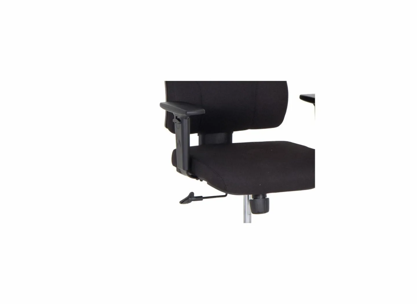 Bureaustoel Rubino 63x67,5x102cm - stof - zwart- Bureaustoelen|Bureaustoelen