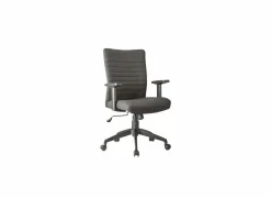 Bureaustoel Sean 60x56,5x94cm - stof - donkergrijs- Bureaustoelen|Bureaustoelen