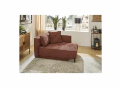 Chaise longue Rex Recamière  155x95x81cm - stof - roest met bedfunctie- Zetelbedden|Fauteuils