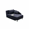 Chaise longue Roy Recamière 149x90cm - stof - blauw met bedfunctie- Slaapbanken|Fauteuils