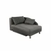 Chaise longue Roy Recamière 149x90cm - stof - taupe met bedfunctie- Slaapbanken|Fauteuils