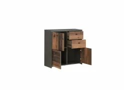 Commode Best Chest 77x30x78cm - decor - old wood & beton- Commode|Commode