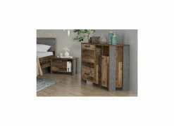 Commode Clif 107x42x86cm - decor - old wood & beton- Commode|Commode