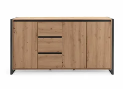 Commode|Commode|Commode Denver 160cm - decor - artisanale eik & anthraciet