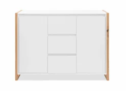 Commode|Commode|Commode Denver 120x40x88cm - decor - wit & artisanale eik