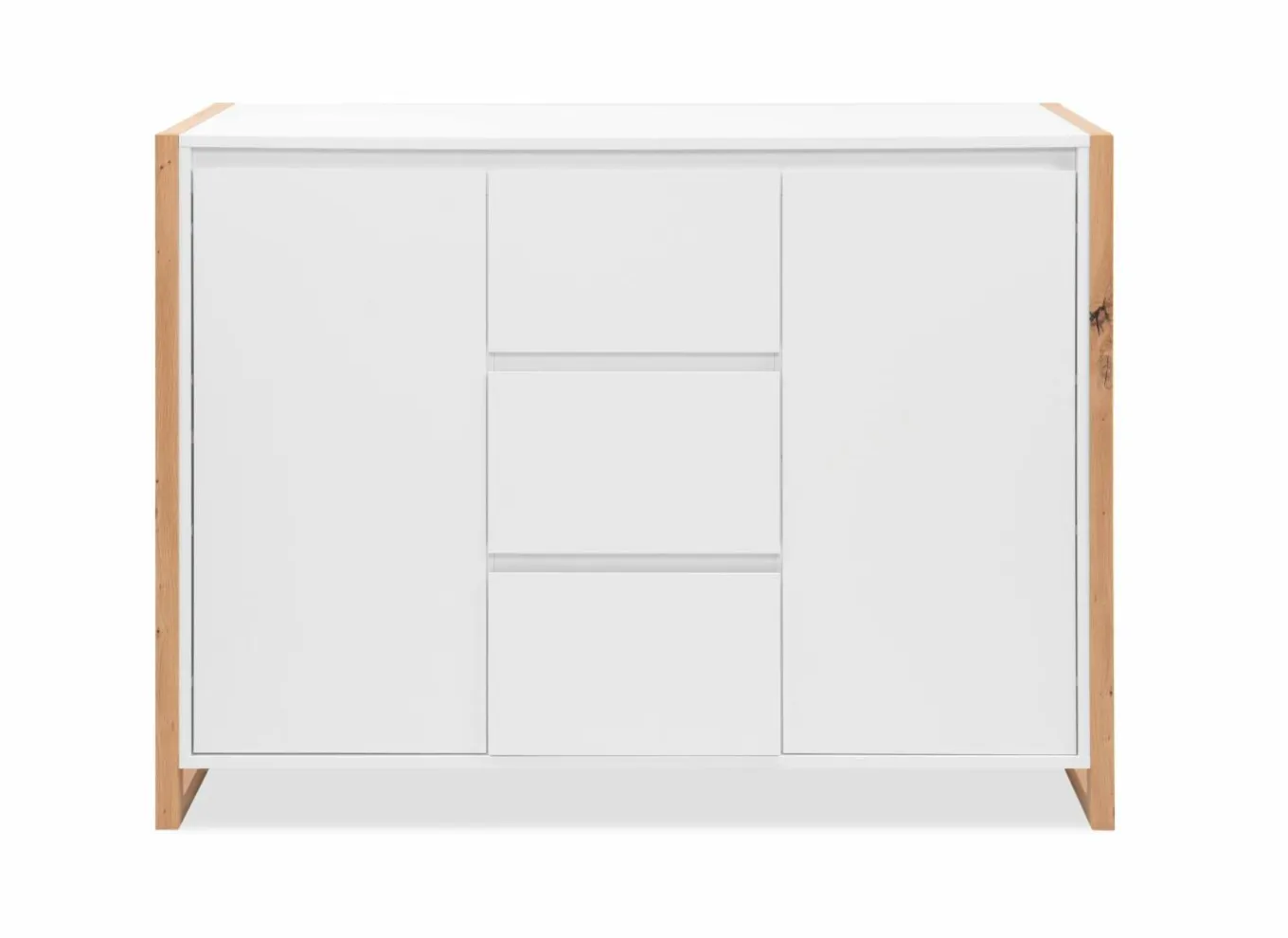 Commode|Commode|Commode Denver 120x40x88cm - decor - wit & artisanale eik