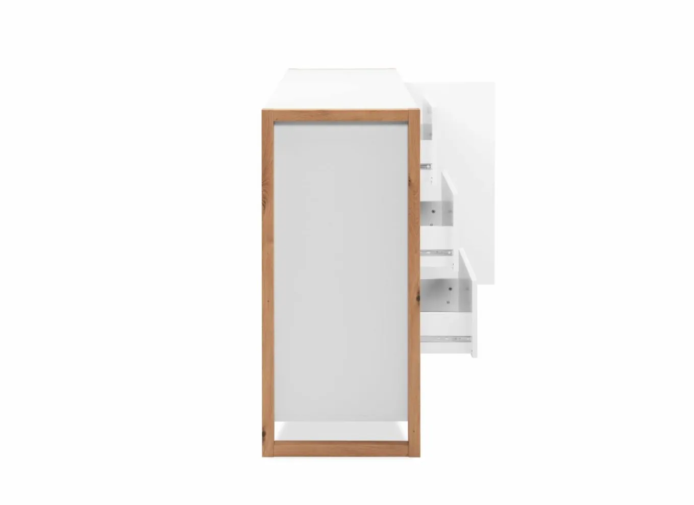 Commode|Commode|Commode Denver 120x40x88cm - decor - wit & artisanale eik