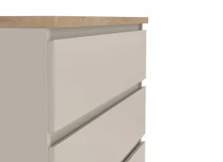 Commode Naia 77x50x112cm - decor - cashmere/jackson hickory- Commode|Commode