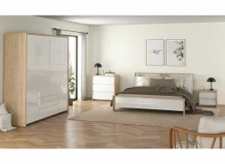 Commode Next 80x48x84cm - decor - wit/jackson hickory- Commode|Commode