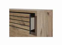 Commode Tanya 111x48x81cm - decor - canyon oak & elegant black- Commode|Commode