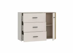 Commode Waikato 120x41x91cm - decor - mauvella eik & zand- Commode|Commode