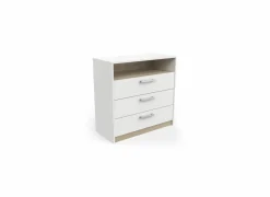 Commode Watson 83x40x81cm - decor - kronberg eik & wit- Commode|Commode