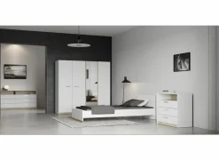 Commode Watson 163x41x103cm - decor - kronberg eik & wit- Commode|Commode